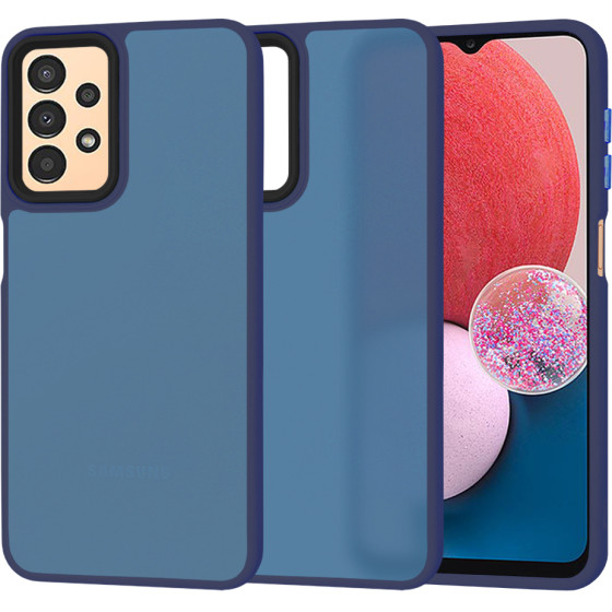 Techsuit - HaloFrost Series - Samsung Galaxy A13 4G / A13 5G / A04S - Deep Blue