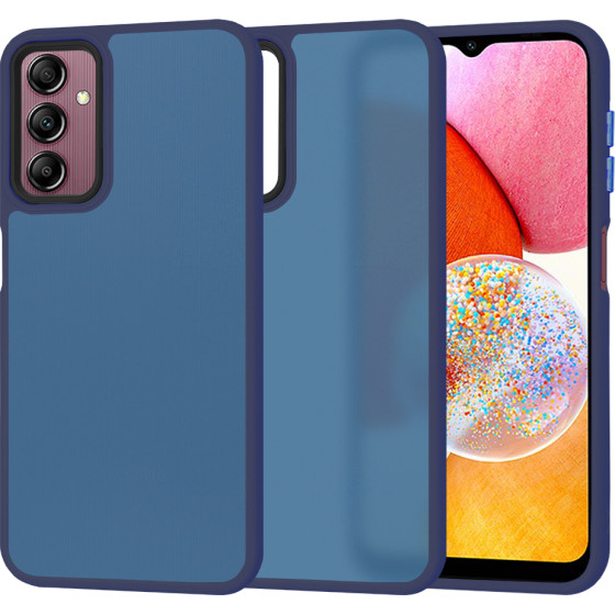 Techsuit - HaloFrost Series - Samsung Galaxy A14 4G / A14 5G - Deep Blue