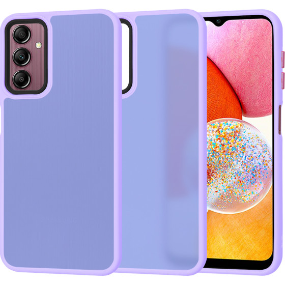 Techsuit - HaloFrost Series - Samsung Galaxy A14 4G / A14 5G - Light Purple