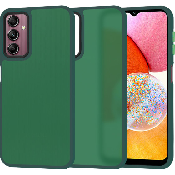 Techsuit - HaloFrost Series - Samsung Galaxy A14 4G / A14 5G - Midnight Green