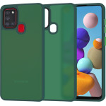 Techsuit - HaloFrost Series - Samsung Galaxy A21s - Midnight Green