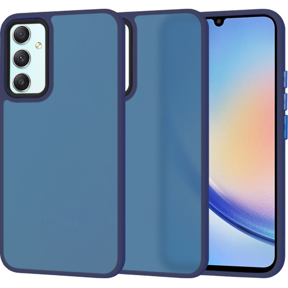 Techsuit - HaloFrost Series - Samsung Galaxy A34 5G - Deep Blue