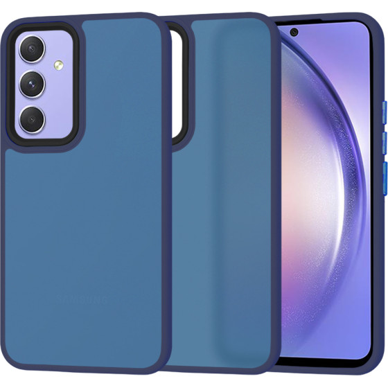 Techsuit - HaloFrost Series - Samsung Galaxy A54 - Deep Blue