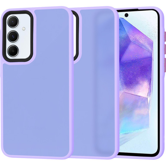 Techsuit - HaloFrost Series - Samsung Galaxy A55 5G - Light Purple