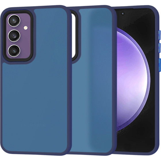 Techsuit - HaloFrost Series - Samsung Galaxy S23 FE - Deep Blue