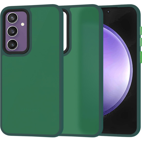 Techsuit - HaloFrost Series - Samsung Galaxy S23 FE - Midnight Green