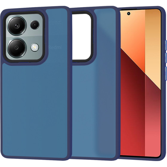 Techsuit - HaloFrost Series - Xiaomi Redmi Note 13 Pro 4G / Poco M6 Pro 4G- Deep Blue