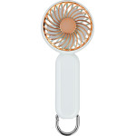 Techsuit - Handheld Fan (A217) - USB Rechargeable, Three Speeds, 1200mAh - Gold Beige