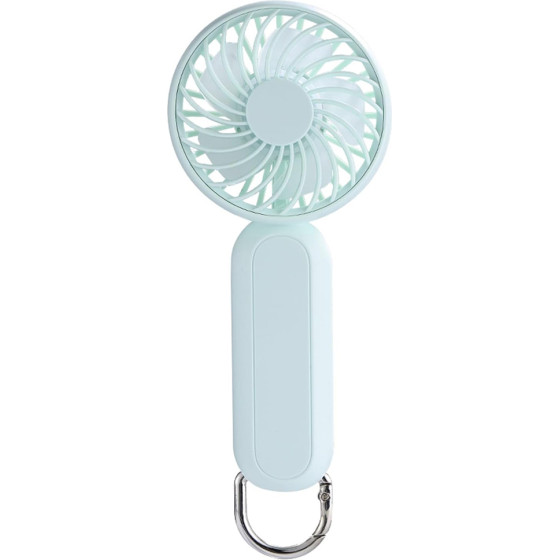 Techsuit - Handheld Fan (A217) - USB Rechargeable, Three Speeds, 1200mAh - Green