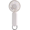 Techsuit - Handheld Fan (A217) - USB Rechargeable, Three Speeds, 1200mAh - Light Beige
