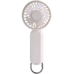 Techsuit - Handheld Fan (A217) - USB Rechargeable, Three Speeds, 1200mAh - Light Beige