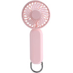 Techsuit - Handheld Fan (A217) - USB Rechargeable, Three Speeds, 1200mAh - Pink