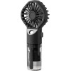 Techsuit - Handheld Fan (G10) - Portable, with Humidifier, Four Speeds, USB - Black