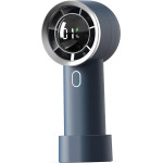 Techsuit - Handheld Fan (HX130) - Digital Display, Ultra Silent, 1200mAh - Blue