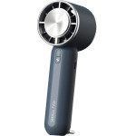 Techsuit - Handheld Fan (HX138) - Portable, Rechargeable, Three Speeds, with Flashlight, 1200mAh - Blue - (HX138;BLUE)