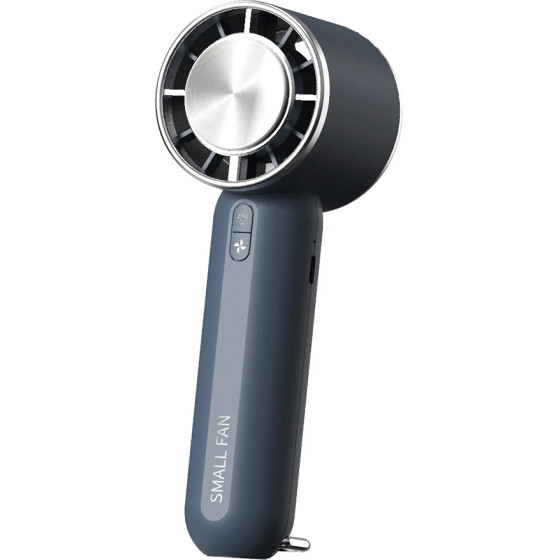 Techsuit - Handheld Fan (HX138) - Portable, Rechargeable, Three Speeds, with Flashlight, 1200mAh - Blue - (HX138;BLUE)