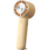 Techsuit - Handheld Fan (HX138) - Portable, Rechargeable, Three Speeds, with Flashlight, 1200mAh - Yellow