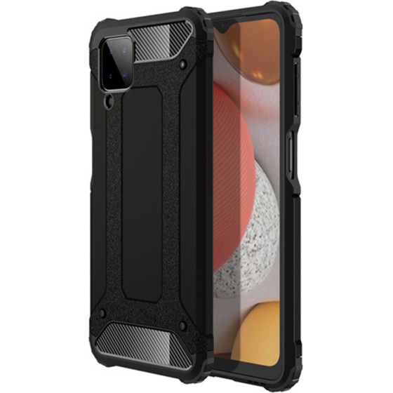 Techsuit - Hybrid Armor - Samsung Galaxy A12 / A12 Nacho - Black