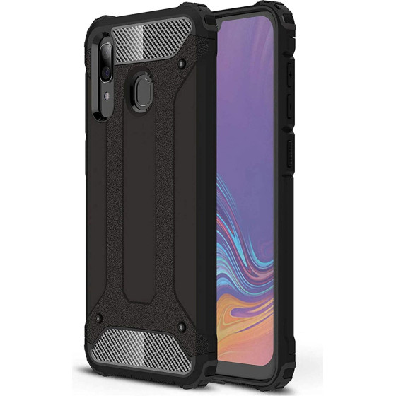 Techsuit - Hybrid Armor - Samsung Galaxy A20e - Black