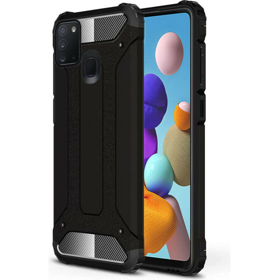 Techsuit - Hybrid Armor - Samsung Galaxy A21s - Black