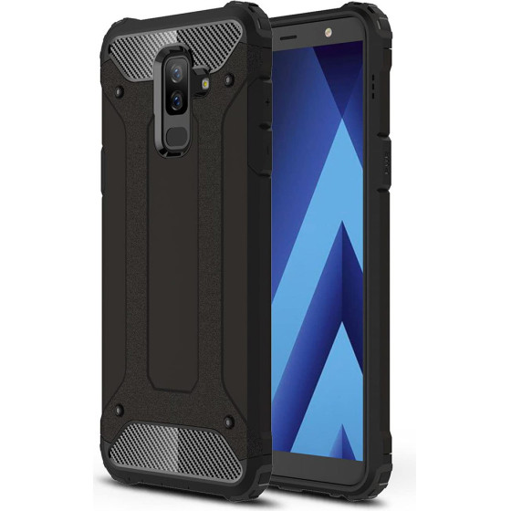 Techsuit - Hybrid Armor - Samsung Galaxy A6 Plus 2018 - Black