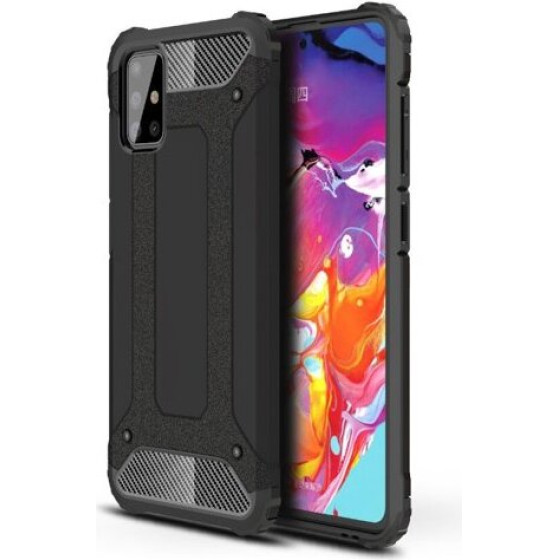 Techsuit - Hybrid Armor - Samsung Galaxy A71 4G - Black