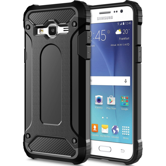 Techsuit - Hybrid Armor - Samsung Galaxy J5 2015 J500 - Black