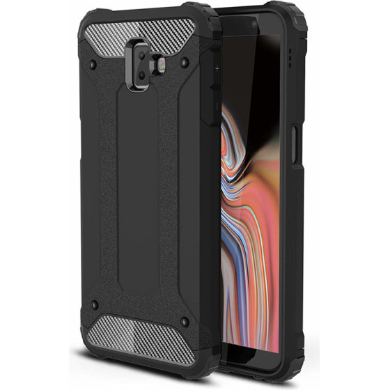 Techsuit - Hybrid Armor - Samsung Galaxy J6 Plus - Black