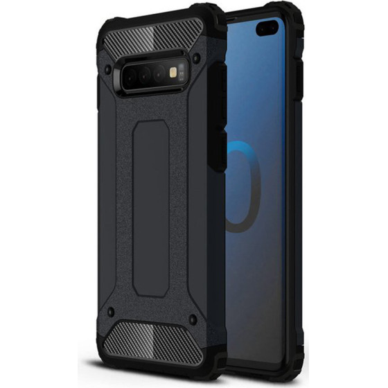 Techsuit - Hybrid Armor - Samsung Galaxy S10 Plus - Black