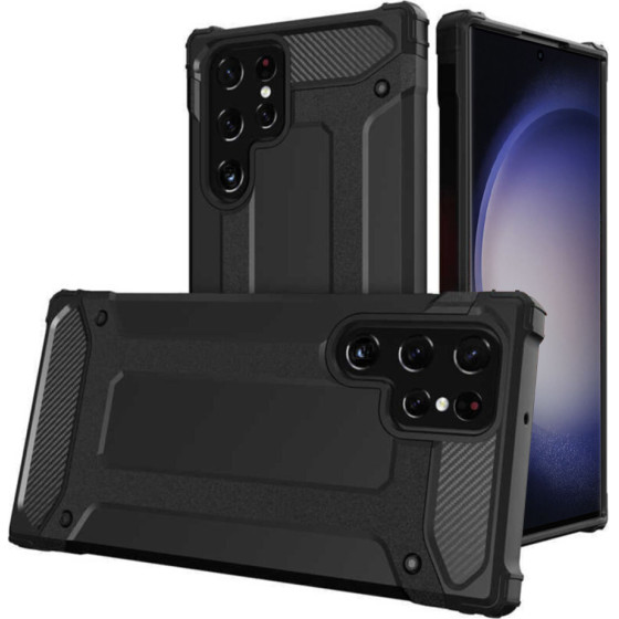 Techsuit - Hybrid Armor - Samsung Galaxy S23 Ultra - Black