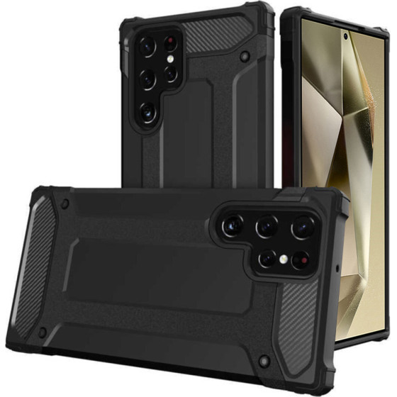 Techsuit - Hybrid Armor - Samsung Galaxy S24 Ultra - Black
