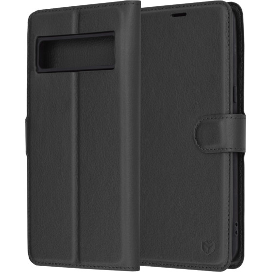 Techsuit - Leather Folio - Google Pixel 8 Pro - Black