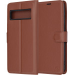 Techsuit - Leather Folio - Google Pixel 8 Pro - Brown