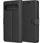 Techsuit - Leather Folio - Google Pixel 9 Pro XL - Black