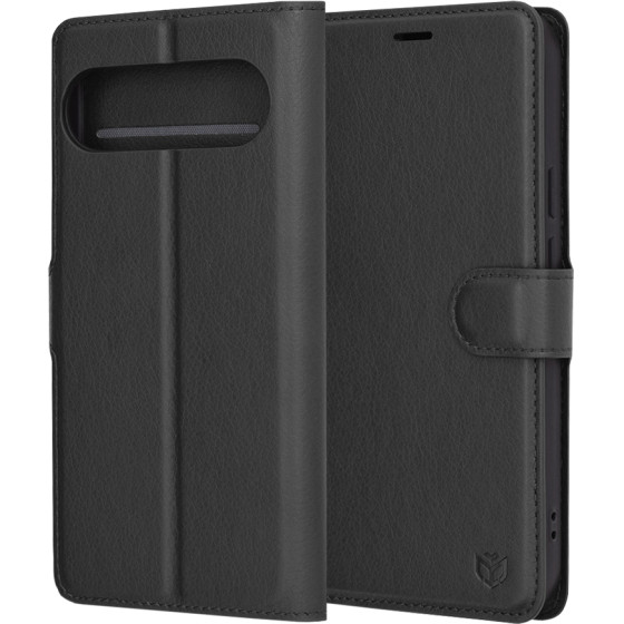 Techsuit - Leather Folio - Google Pixel 9 Pro XL - Black