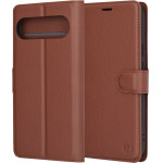 Techsuit - Leather Folio - Google Pixel 9 Pro XL - Brown