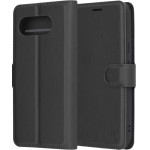 Techsuit - Leather Folio - Google Pixel 9a - Black