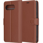 Techsuit - Leather Folio - Google Pixel 9a - Brown
