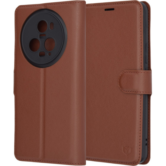 Techsuit - Leather Folio - Honor Magic5 Pro - Brown
