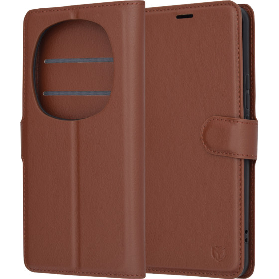 Techsuit - Leather Folio - Honor Magic6 Pro - Brown