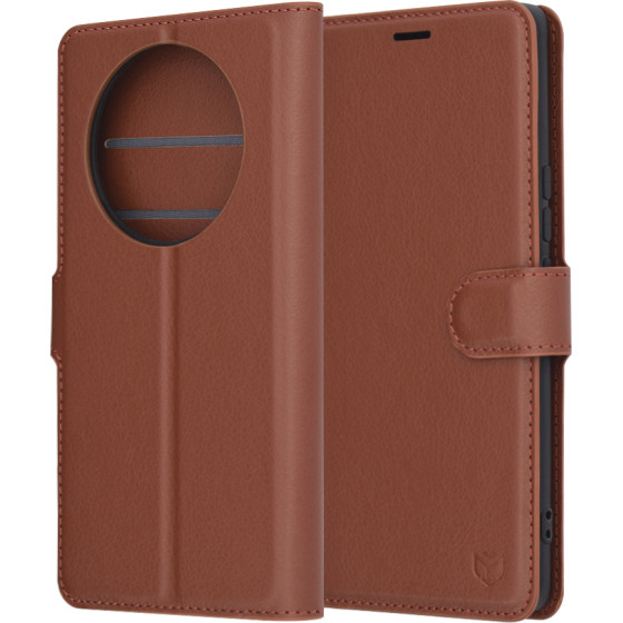 Techsuit - Leather Folio - Honor Magic7 Lite / X9c - Brown