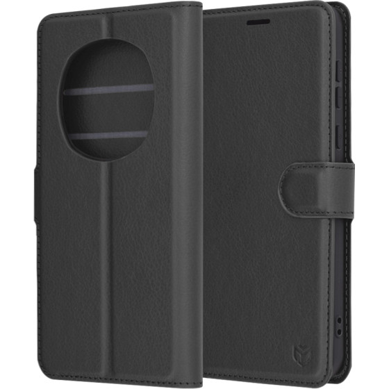 Techsuit - Leather Folio - Honor Magic7 Pro - Black