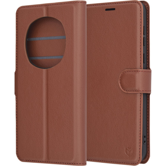 Techsuit - Leather Folio - Honor Magic7 Pro - Brown