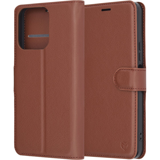 Techsuit - Leather Folio - Honor X5b - Brown