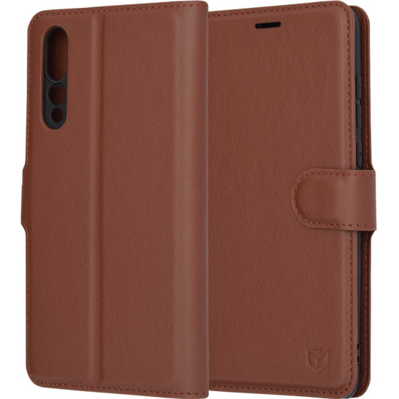 Techsuit - Leather Folio - Huawei P20 Pro - Brown