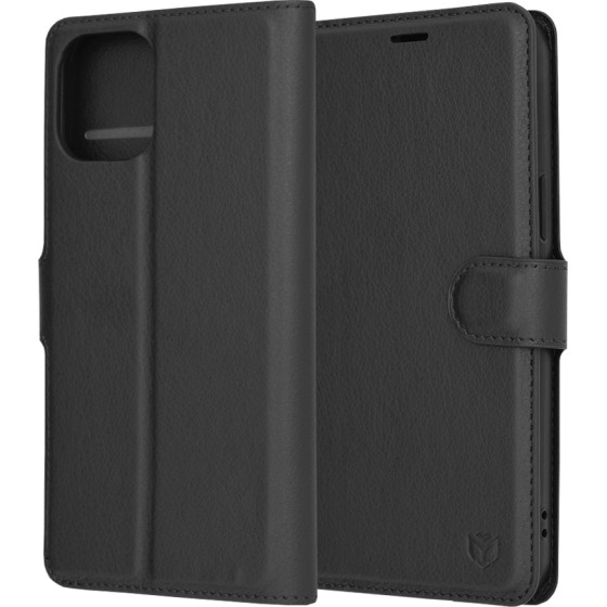 Techsuit - Leather Folio - iPhone 12 Pro Max - Black
