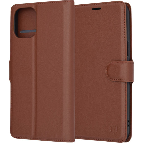 Techsuit - Leather Folio - iPhone 12 Pro Max - Brown