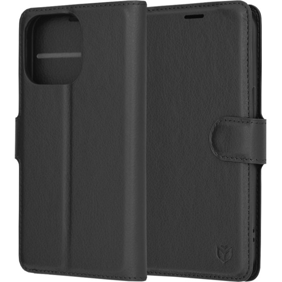 Techsuit - Leather Folio - iPhone 13 Pro - Black