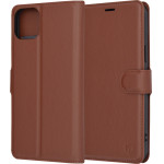 Techsuit - Leather Folio - iPhone 15 Plus - Brown