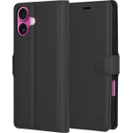 Techsuit - Leather Folio - iPhone 16 Plus - Black
